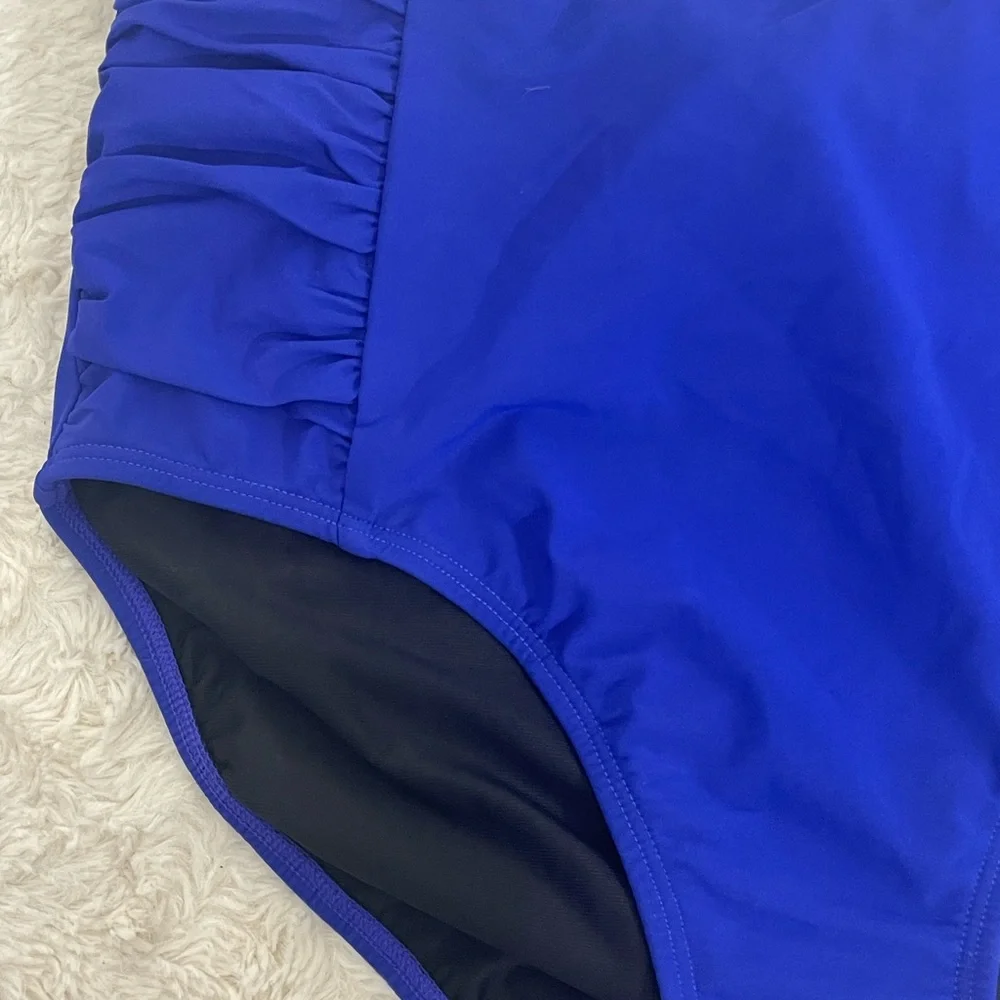 Blue High-Waisted Swim Bottom by L.l.Bean - Picture 5 of 5